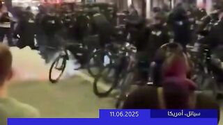 اشتباكات عنيفة في سياتل خلال احتجاجات مناهضة لسياسات ترامب بشأن الهجرة