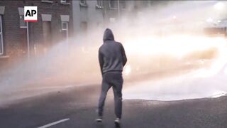 Unrest breaks out in Northern Ireland for the third consecutive night.