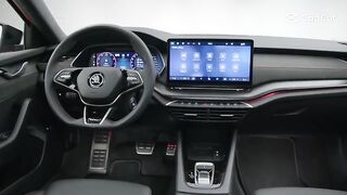 The new Skoda Octavia vRS Interior Design in Velvet Red