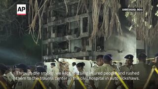 Witness describes rescuing the injured after deadly Air India crash.