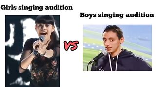 girls singing vs boys singing