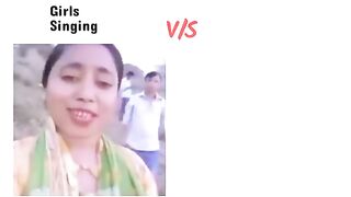 Girls singing Vs Boys singing