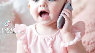 The girl is calling her grandfather Abu