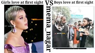 -Girls Love at first sight Vs Boys love at first sight ❤️❤️❤️ #bestscene