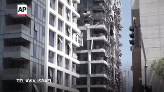 Tel Aviv residents react to Iran's retaliatory strikes against Israel.