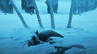 Daenerys dragon Viserion is resurrected by the Night King????#gameofthrones #houseofthedragon #go