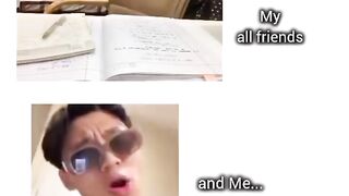 When exam is coming!!!!! Funny reels |