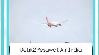 Detik detik pesawat jatuh