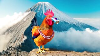 It's Redbull time for chickens. ????????????