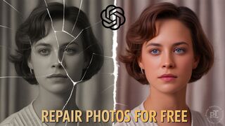 How to Repair Old Damaged Photos for Free Using ChatGPT