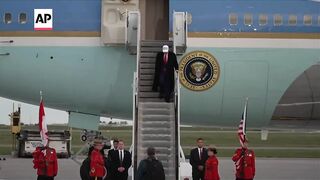Trump and other world leaders arrive in Canada for G7 summit.