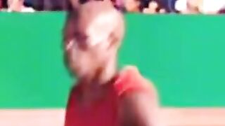 100m race camera man winner logically viral  video