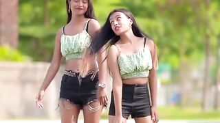 Mohni and Sneha dancing video