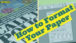 How to Format Your Paper | Newspaper making