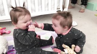 Funniest_TWIN_Baby_Girls_Share_A_Pacifier