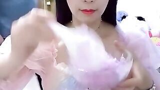 Asmr purple soft ice cream