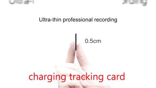 Wireless charger charging tracking card wallet GPS locator smart mini tag iphone for apple device