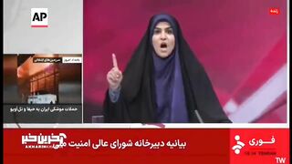Israel strike cuts off Iran's state TV during live broadcast.
