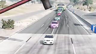 "100 MPH Car Jump Off A Cliff – BeamNG.drive Madness!"