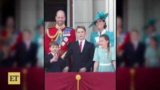 Watch Prince George SHUT DOWN Prince Louis at Trooping the Colour.