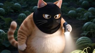 肥猫偷瓜 #全民晒宠计划 #肥猫#可爱#滑稽#搞笑