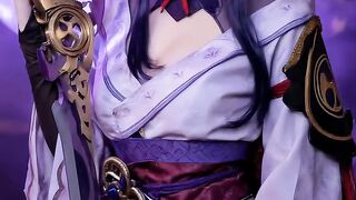 The Raiden Shogun unsheathes her sword_who