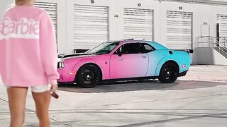 muscle car girl #dodge