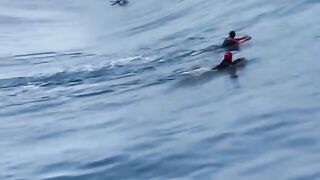 Water slideing