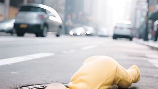 Heroic Peacock Saves Baby from Falling into Sewer