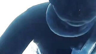 Massive Great White Shark "White Girl" Blocks Out the Sun