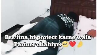 The way he protect her ❤️❤️❤️ #love