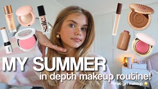 MY SUMMER IN DEPTH MAKEUP ROUTINE ⭐️ glowy,that girl routine