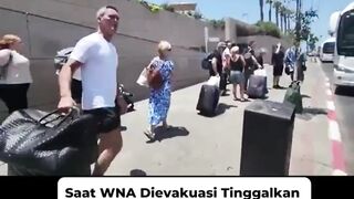 Video WNA Dievakuasi Tinggalkan Israel Via Mesir, Kebanyakan dari Eropa