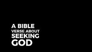 A Bible Verse About Seeking God.''''Follow For More Biblical video