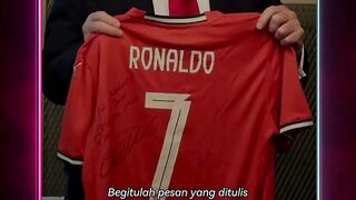 Ronaldo sampaikan pesan menyentuh untuk Donald Trump.