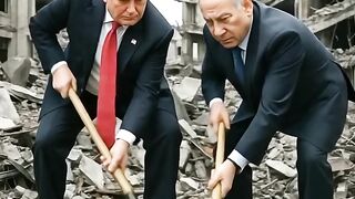trump aur netanyahu funny ????#funny #memes #battle #comedy #jokes #iran #israel #shorts.