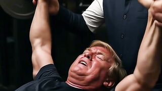 Bench Press Showdown #trump #memes #putin #funny #shorts #modi #gym.