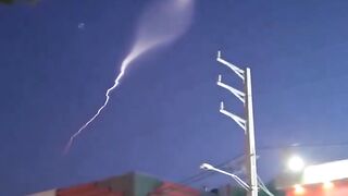 Strange Weapon in The Air of Tehran Iran