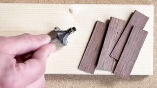 Make a Round Tenon in Wood with Four Cuts