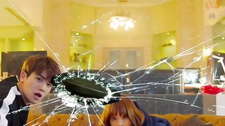 Her gaming speed | She broke the window |