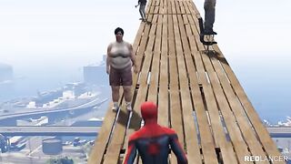 GTA 5 Epic Ragdolls _ SPIDERMAN Jumps_Fails ep.99 (Euphoria Physics)