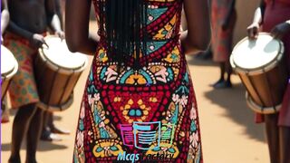 Traditional African ritual where they communicated #african #viral #reel