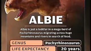 Adorable Baby Pachyrhinosaurus Joins Herd on Epic Journey