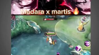 Madara x martis ????  mlbb x Naruto  #mobilelegends #mlbb