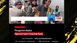 Pengamen badut ditangkap !