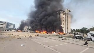 Israël : une frappe de missile iranien déclenche des incendies et cause des dégâts à Beer-Sheva