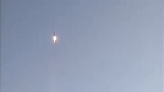 Iran missile launch towards Israel