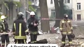 Deadly Russian Drone Strike Hits Odesa Ukraine