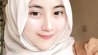 beautiful asian hijab woman