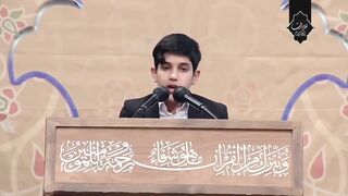 وأقسم بالله أن دموعي سالت وأنا أستمع إلى تلاوة هذا الشبل، وأنا لست